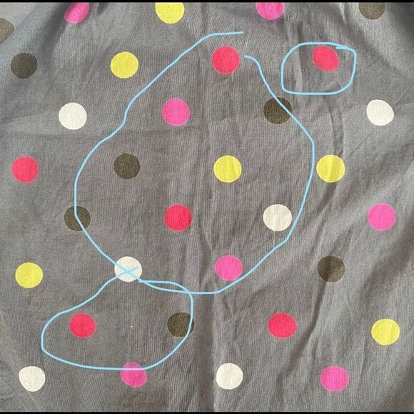 Johnnie B. Mini Boden Polka Dot Sleeveless Swing Top Gray Kid’s L - Picture 8 of 12